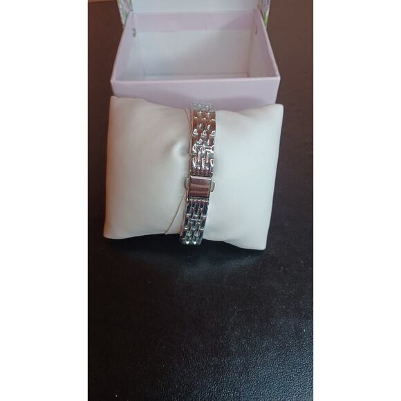 Laura Ashley Crystal Ball Mesh Bangle Silver Watch  BRAND NEW NEVER BEEN WORN main image 4